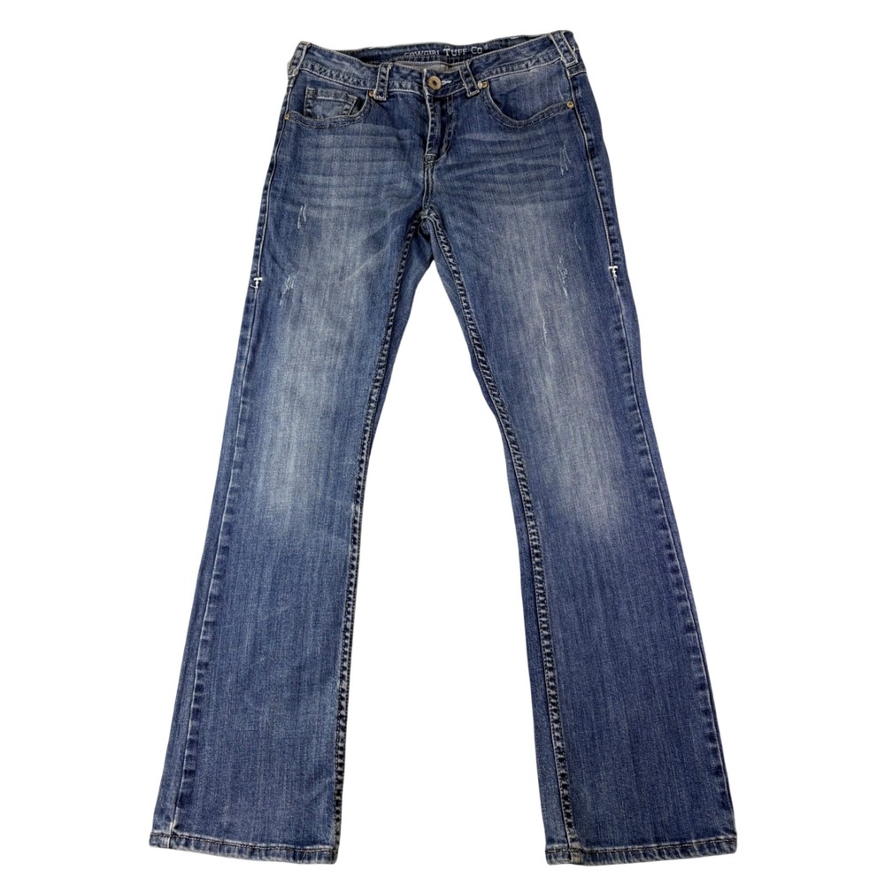 Cowgirl Tuff Co Women 29x33 Bootcut Tuff Barbed Western Rodeo Jeans